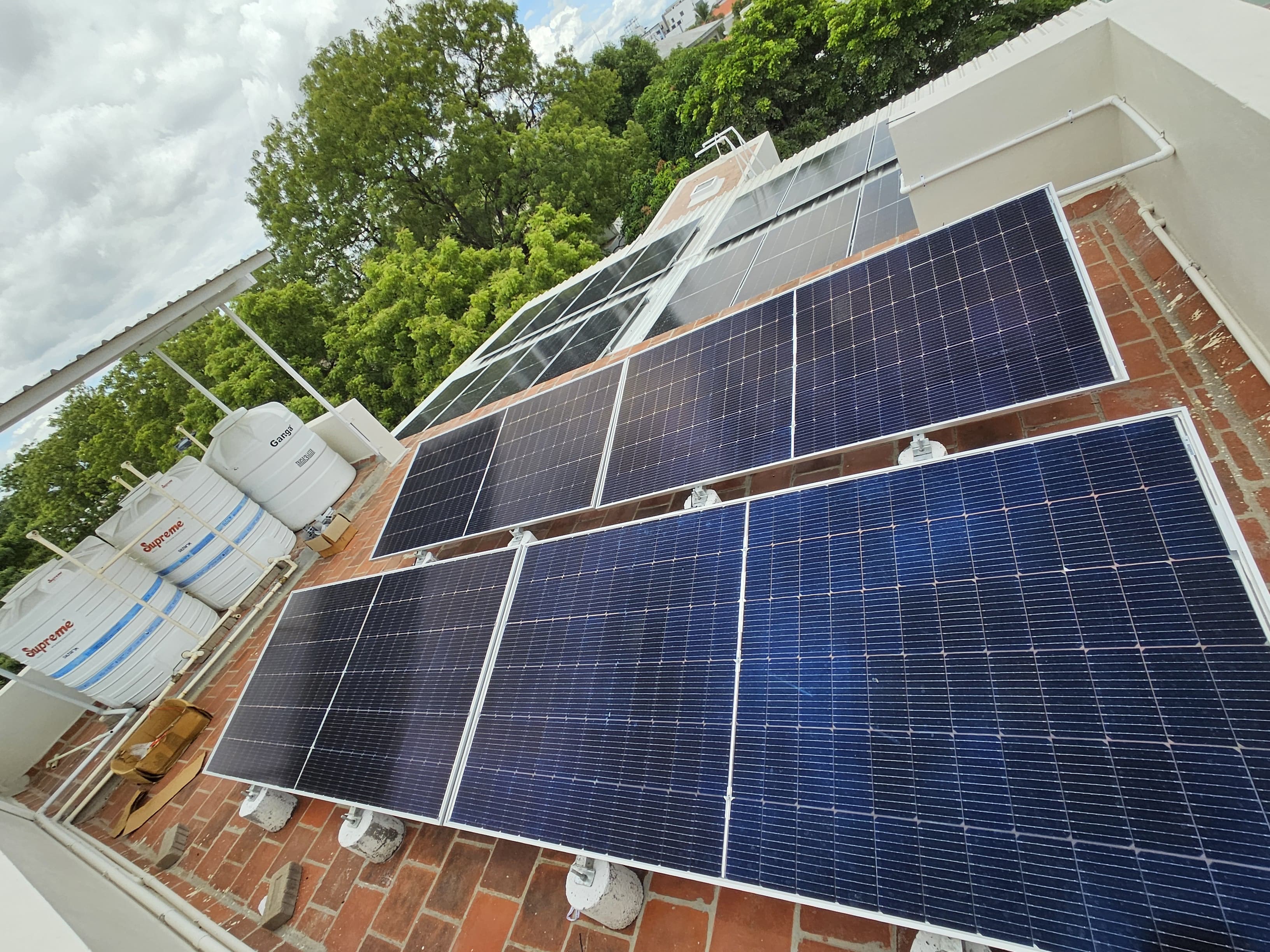 Residential solar installation 5